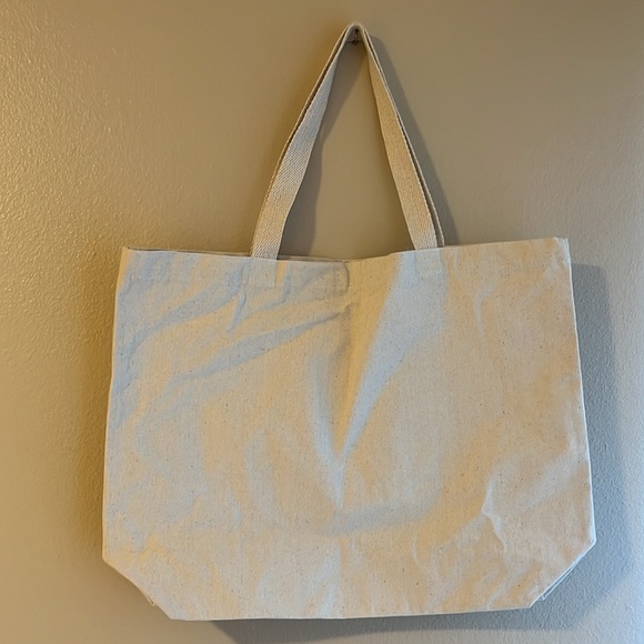 New Mama Tiny Organic Canvas Tote Bag Grocery Shopper - Picture 4 of 8